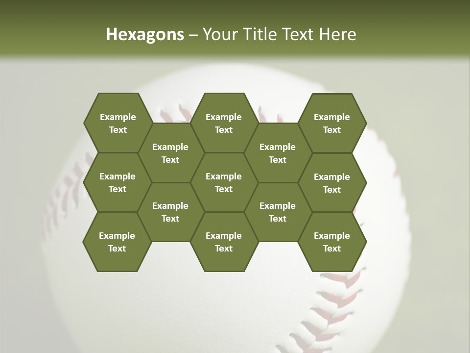 Closeup Macro Strikeout PowerPoint Template