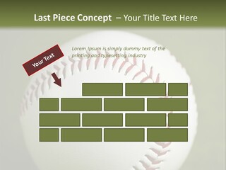 Closeup Macro Strikeout PowerPoint Template