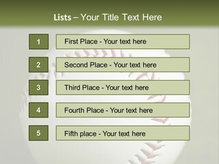 Closeup Macro Strikeout PowerPoint Template