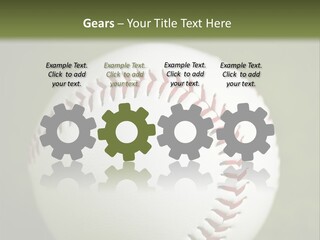 Closeup Macro Strikeout PowerPoint Template