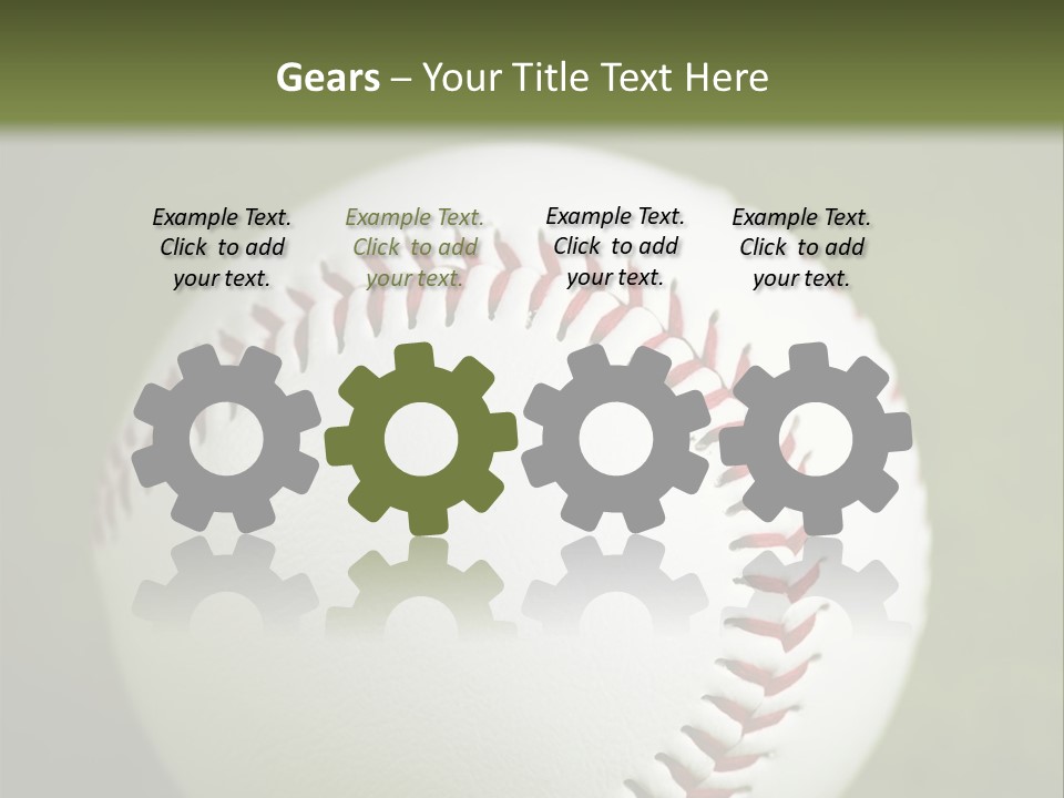 Closeup Macro Strikeout PowerPoint Template