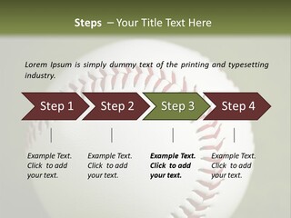 Closeup Macro Strikeout PowerPoint Template