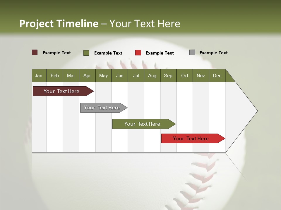 Closeup Macro Strikeout PowerPoint Template