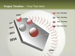 Closeup Macro Strikeout PowerPoint Template