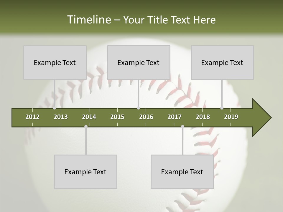 Closeup Macro Strikeout PowerPoint Template
