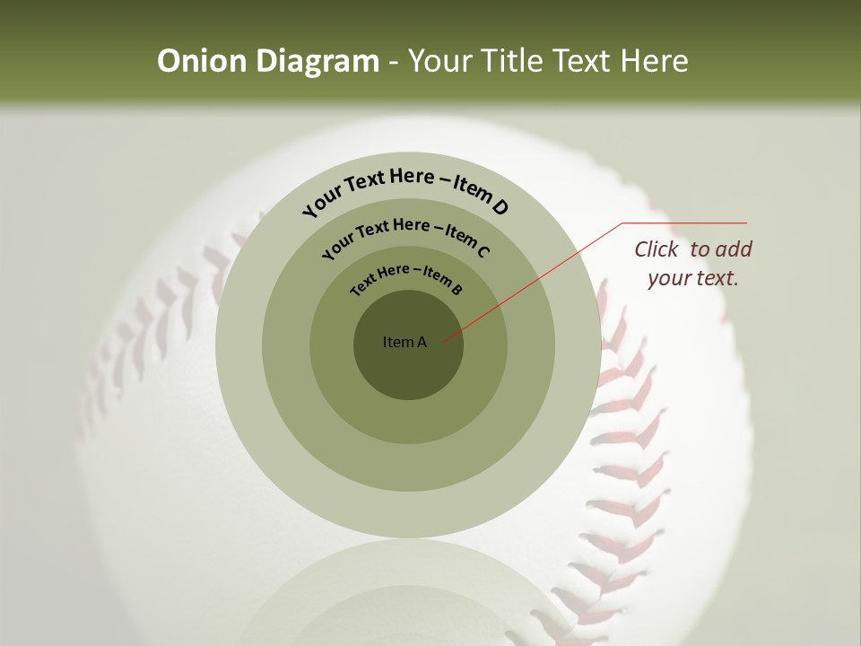 Closeup Macro Strikeout PowerPoint Template