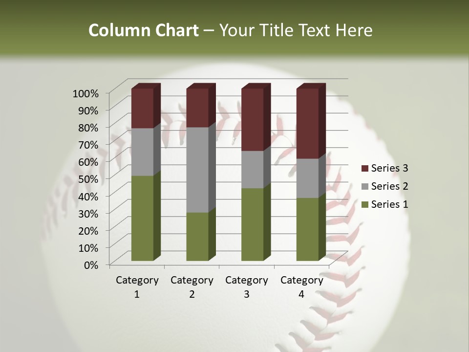 Closeup Macro Strikeout PowerPoint Template