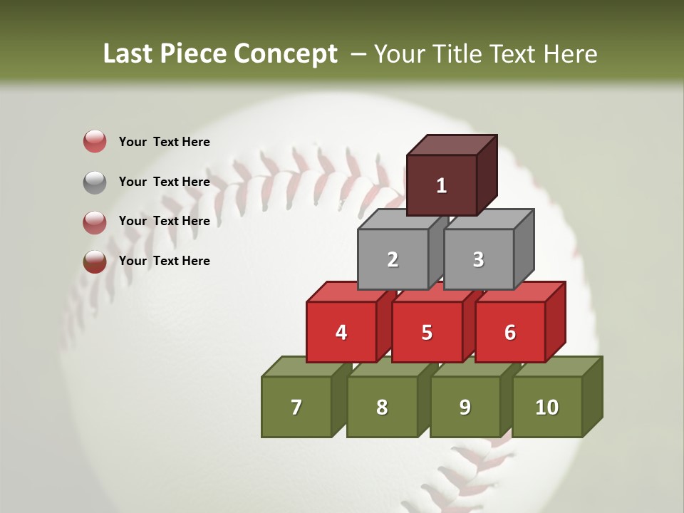 Closeup Macro Strikeout PowerPoint Template