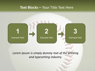 Closeup Macro Strikeout PowerPoint Template