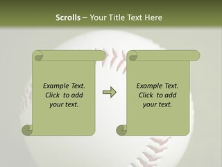 Closeup Macro Strikeout PowerPoint Template