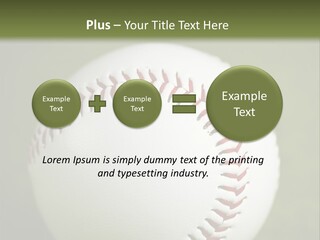 Closeup Macro Strikeout PowerPoint Template