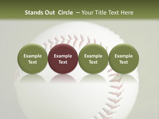 Closeup Macro Strikeout PowerPoint Template