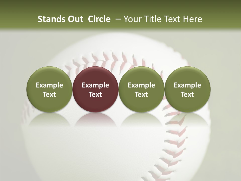 Closeup Macro Strikeout PowerPoint Template