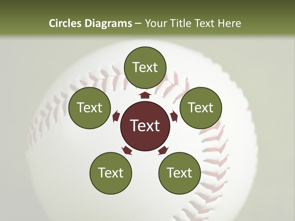 Closeup Macro Strikeout PowerPoint Template