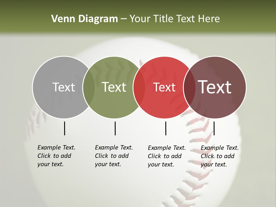 Closeup Macro Strikeout PowerPoint Template