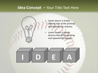 Closeup Macro Strikeout PowerPoint Template