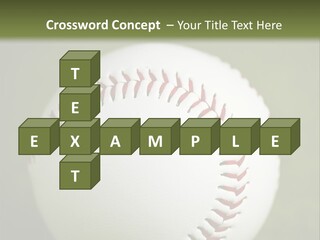 Closeup Macro Strikeout PowerPoint Template