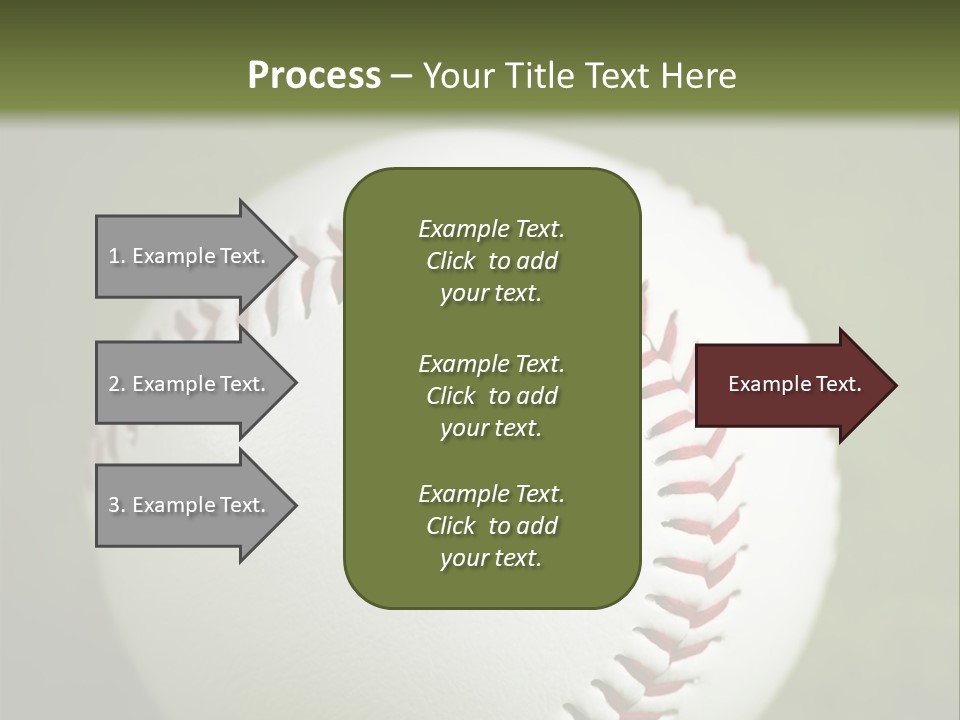 Closeup Macro Strikeout PowerPoint Template