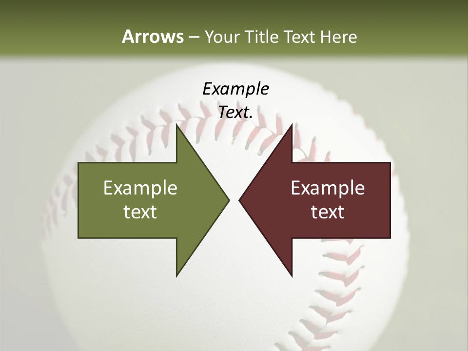 Closeup Macro Strikeout PowerPoint Template