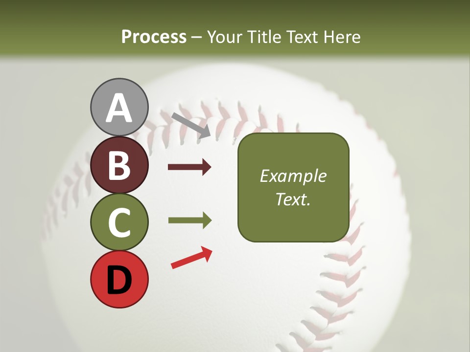 Closeup Macro Strikeout PowerPoint Template