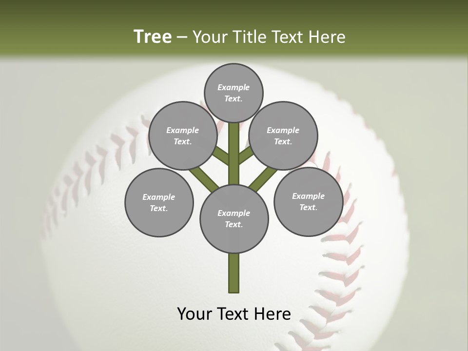 Closeup Macro Strikeout PowerPoint Template