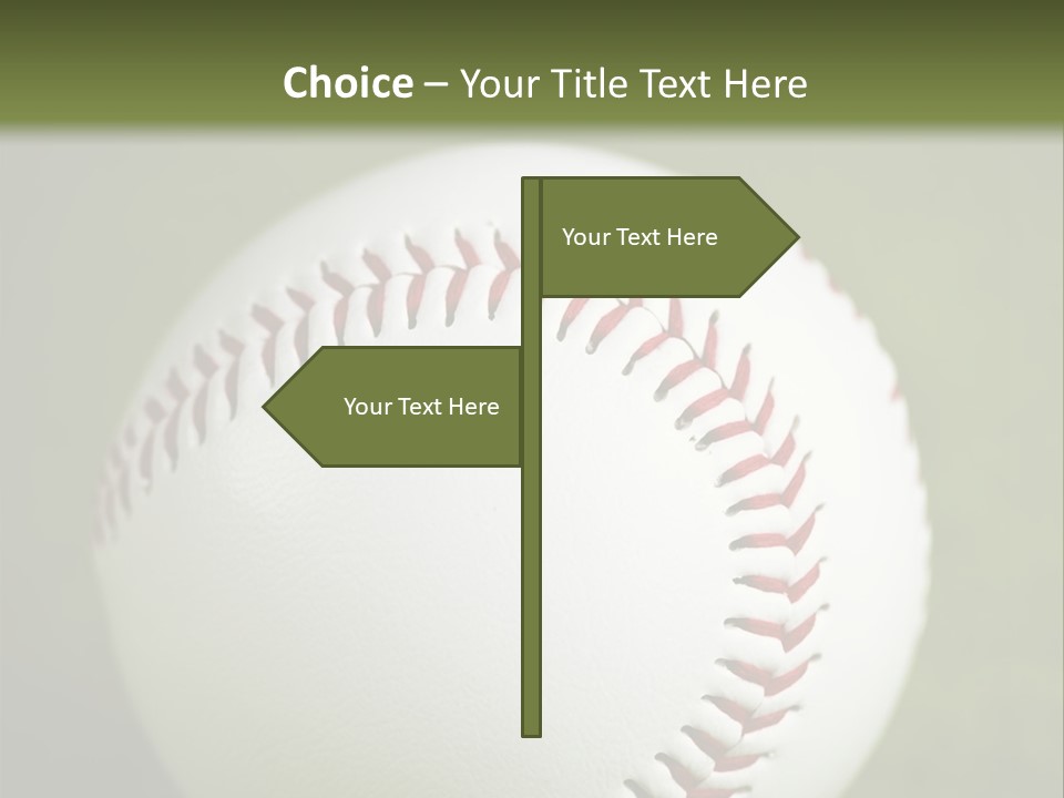 Closeup Macro Strikeout PowerPoint Template