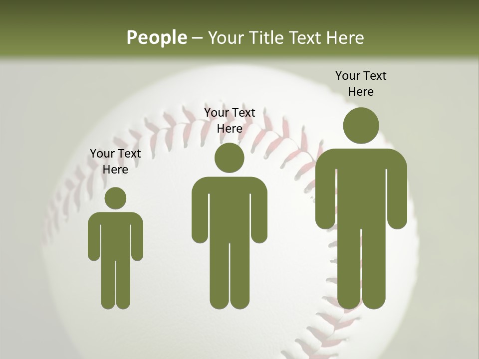 Closeup Macro Strikeout PowerPoint Template