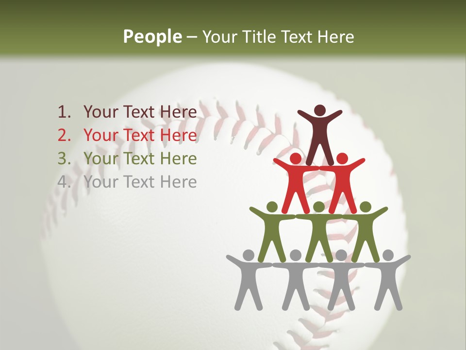 Closeup Macro Strikeout PowerPoint Template