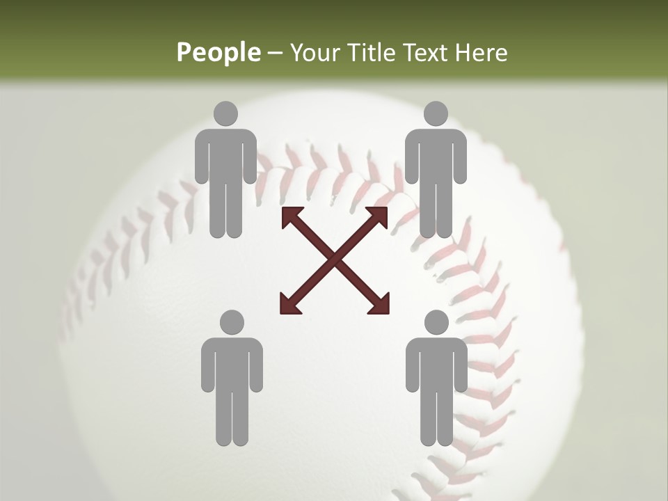 Closeup Macro Strikeout PowerPoint Template
