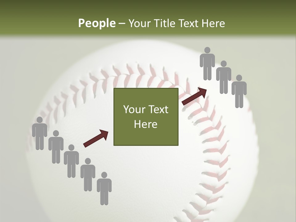 Closeup Macro Strikeout PowerPoint Template