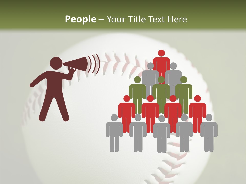 Closeup Macro Strikeout PowerPoint Template