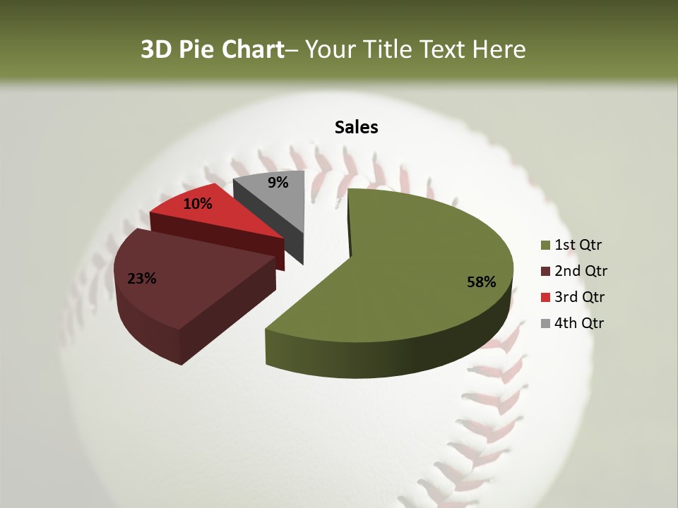 Closeup Macro Strikeout PowerPoint Template