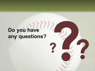 Closeup Macro Strikeout PowerPoint Template