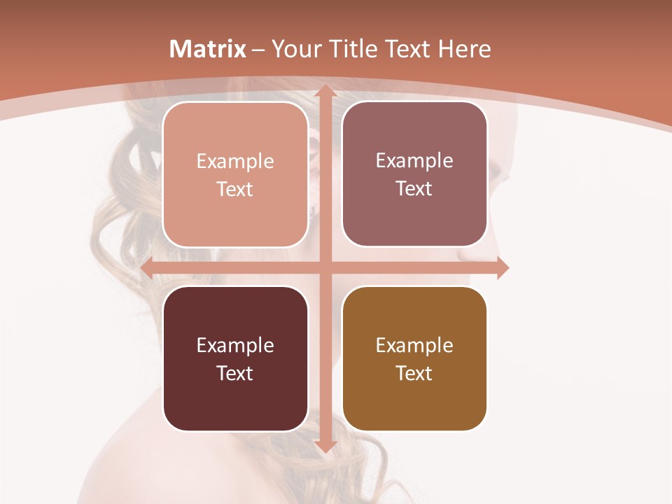 Closeup Wedding Female PowerPoint Template