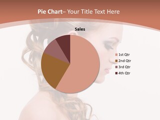 Closeup Wedding Female PowerPoint Template