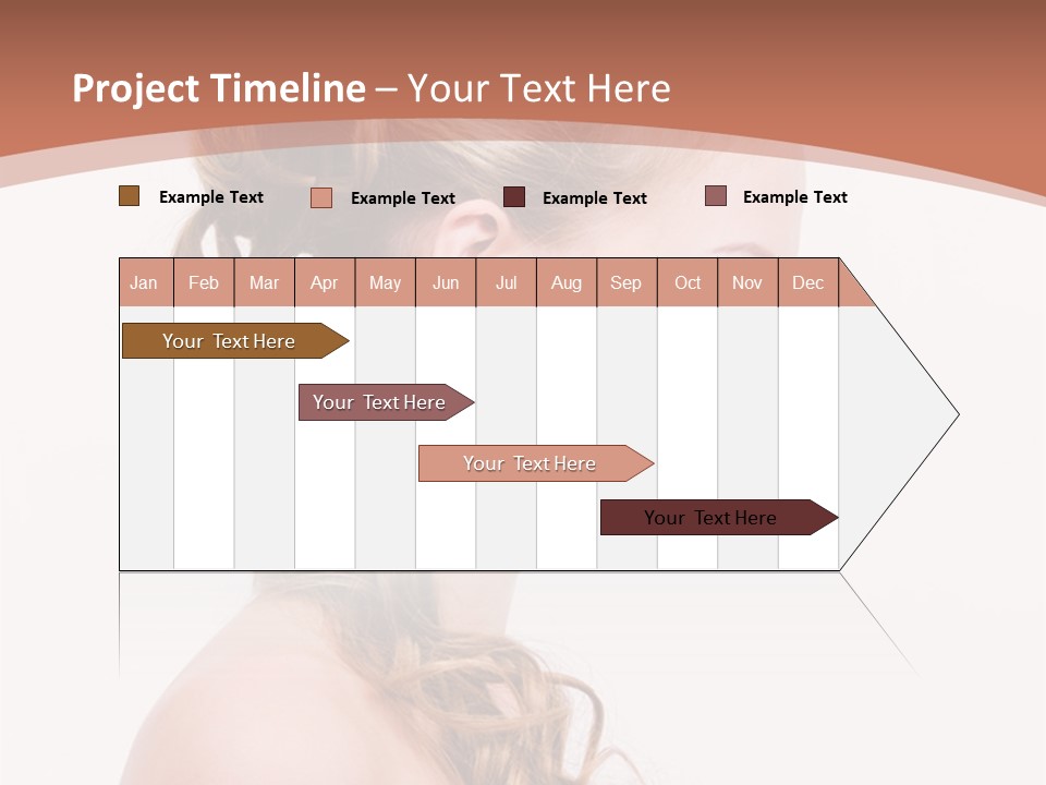 Closeup Wedding Female PowerPoint Template