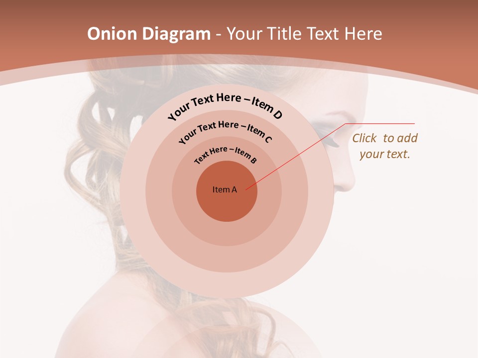 Closeup Wedding Female PowerPoint Template