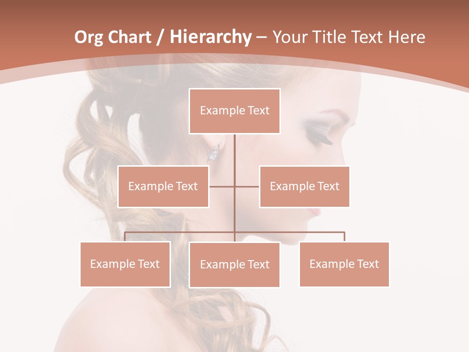 Closeup Wedding Female PowerPoint Template