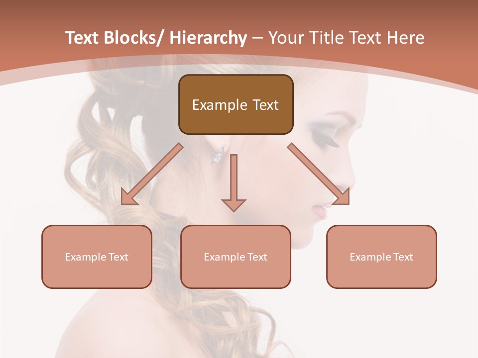 Closeup Wedding Female PowerPoint Template