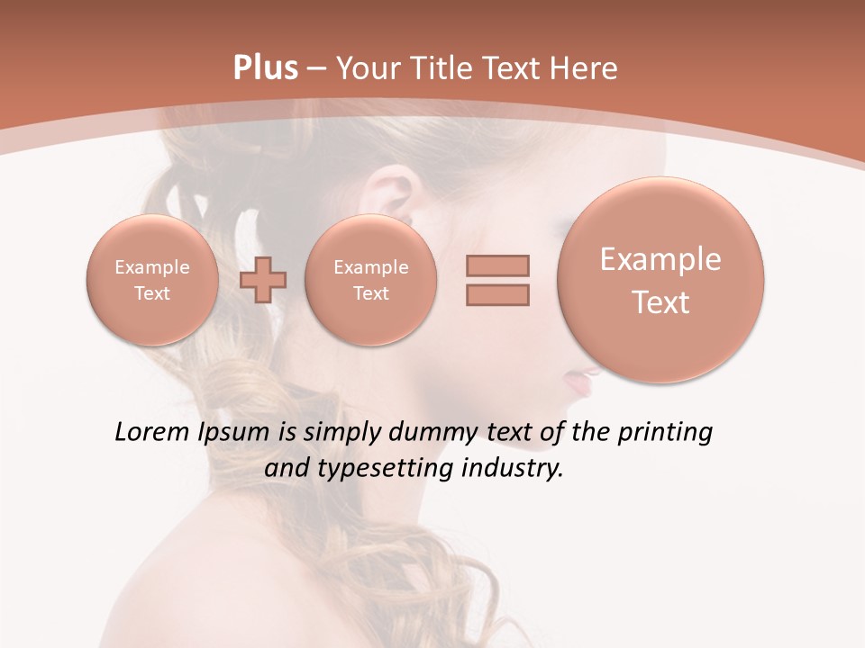 Closeup Wedding Female PowerPoint Template