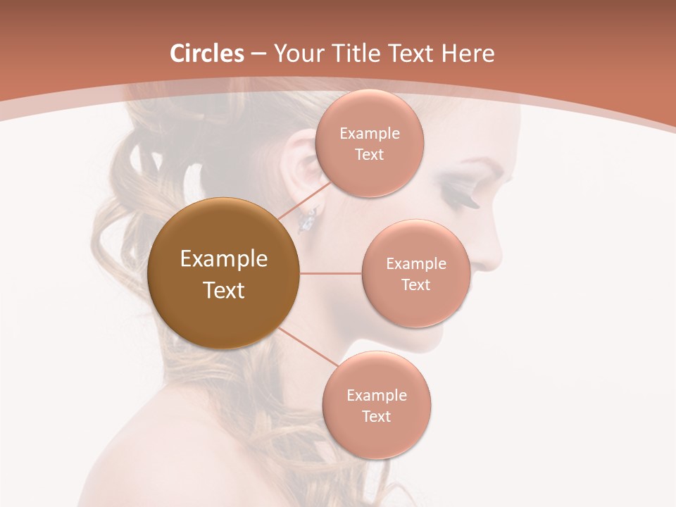 Closeup Wedding Female PowerPoint Template