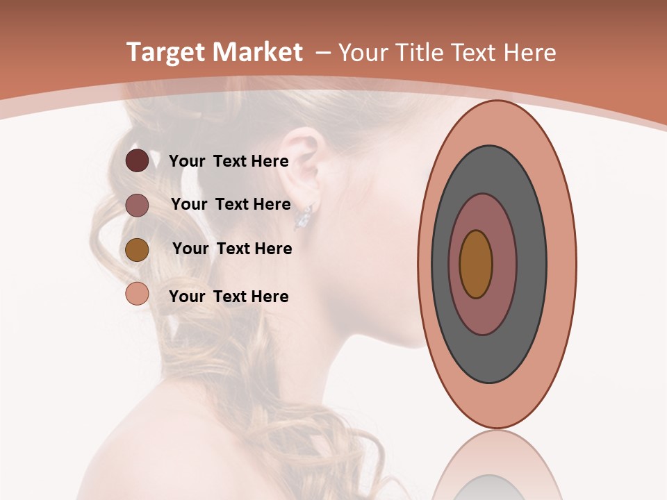 Closeup Wedding Female PowerPoint Template