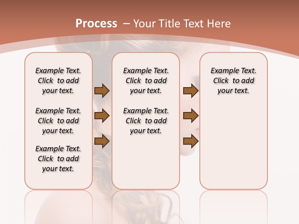 Closeup Wedding Female PowerPoint Template