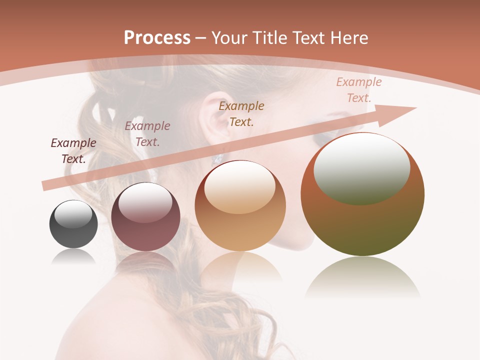 Closeup Wedding Female PowerPoint Template
