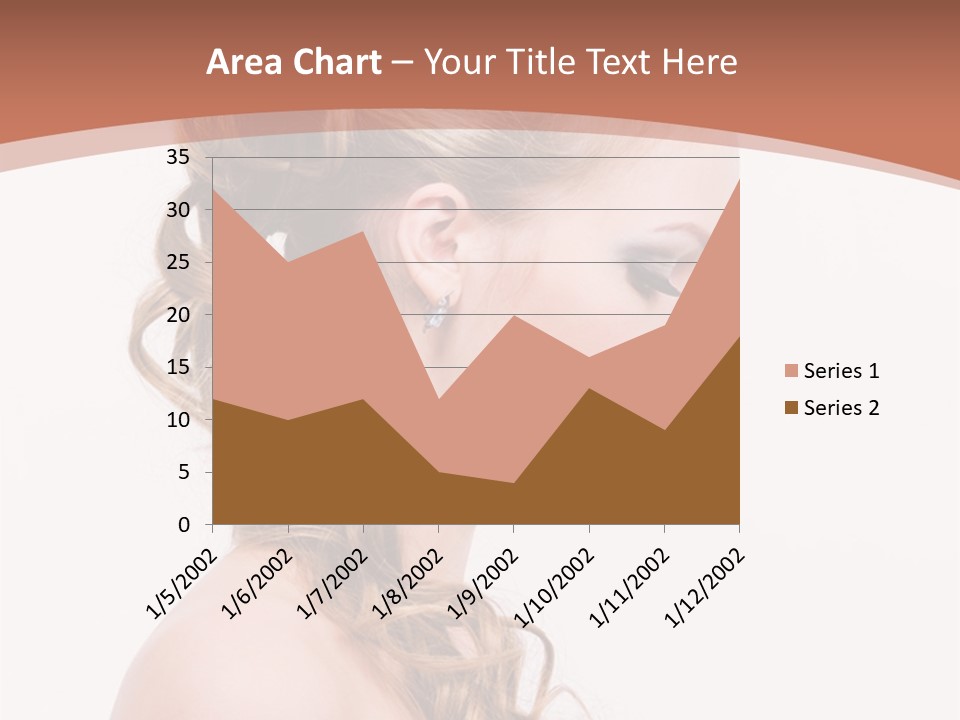 Closeup Wedding Female PowerPoint Template