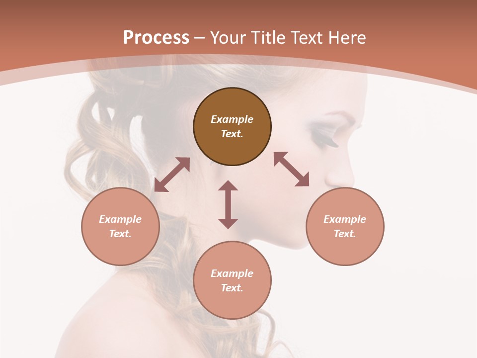 Closeup Wedding Female PowerPoint Template