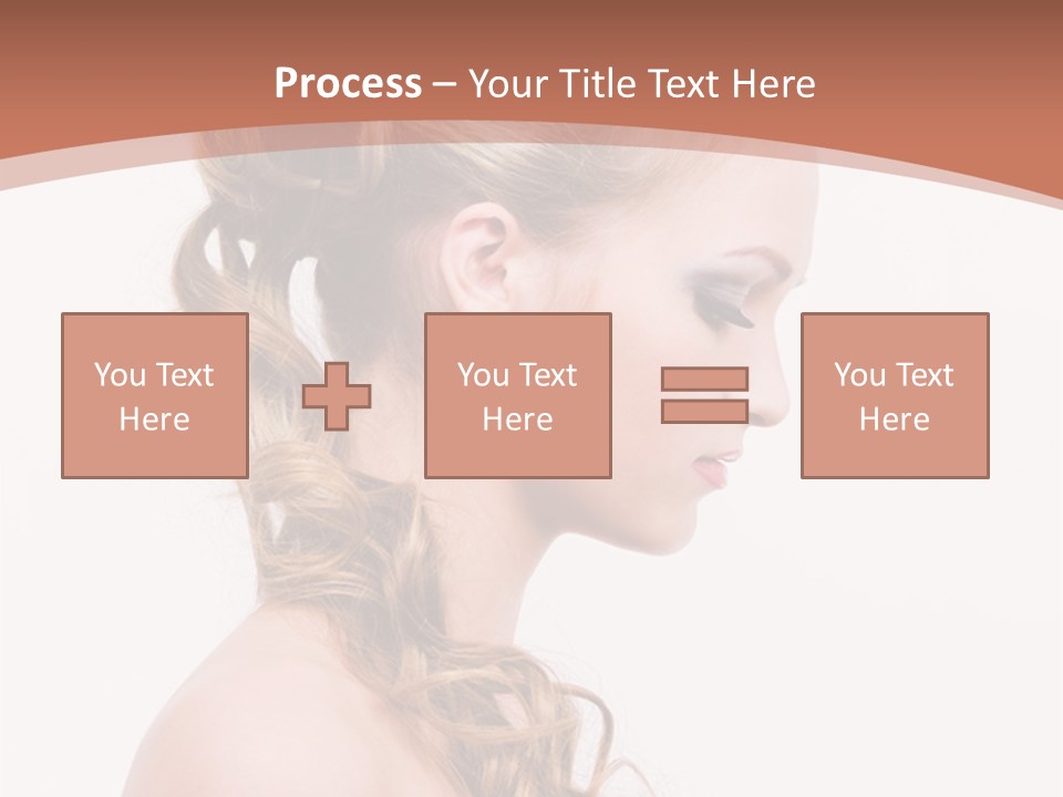 Closeup Wedding Female PowerPoint Template