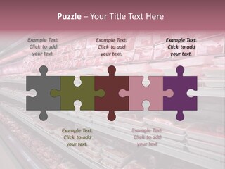 Row Display Cool PowerPoint Template