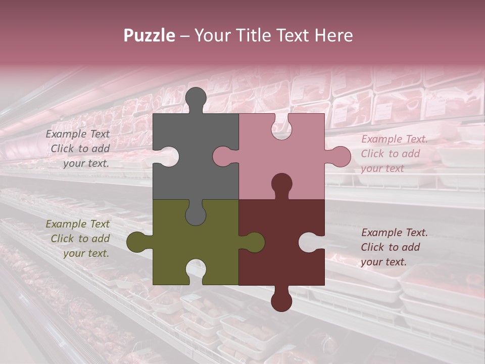 Row Display Cool PowerPoint Template