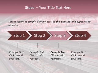 Row Display Cool PowerPoint Template
